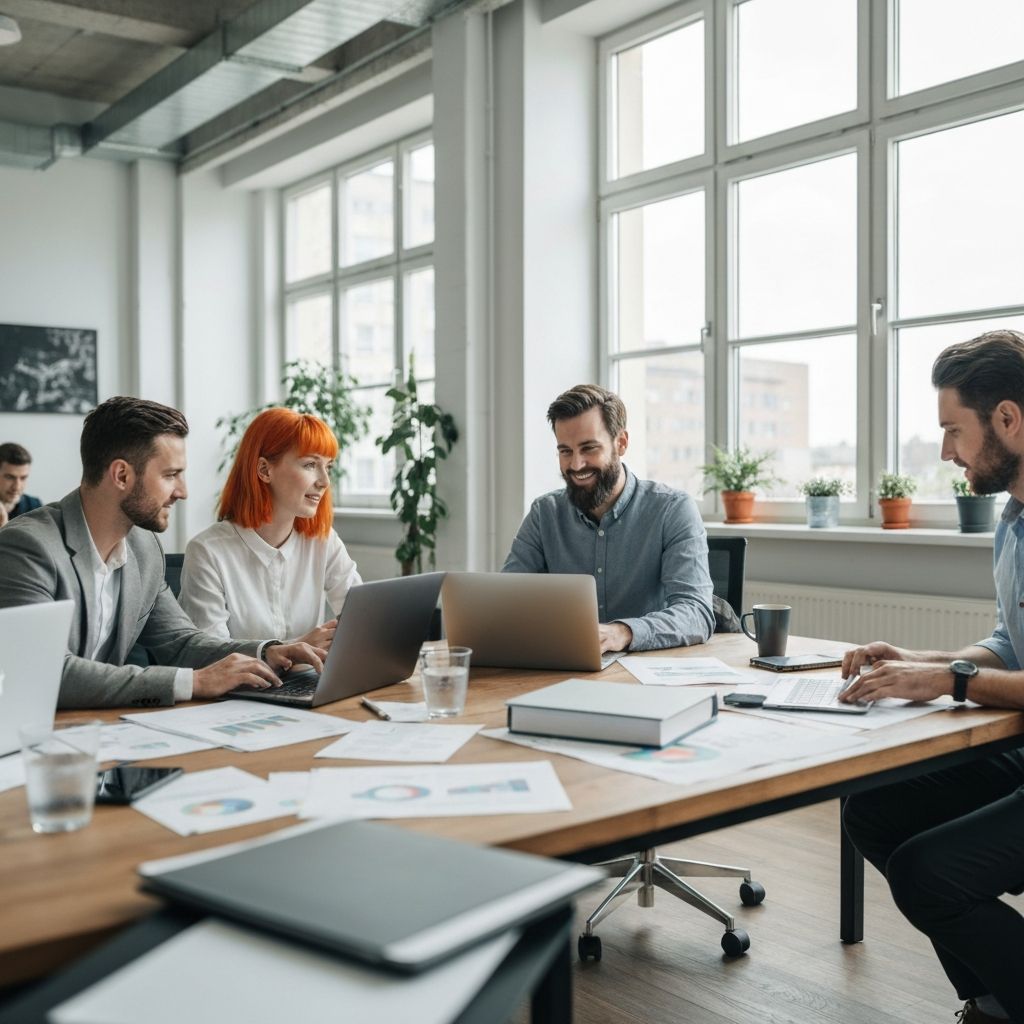 Gionatur Team arbeitet in Berliner Coworking Space